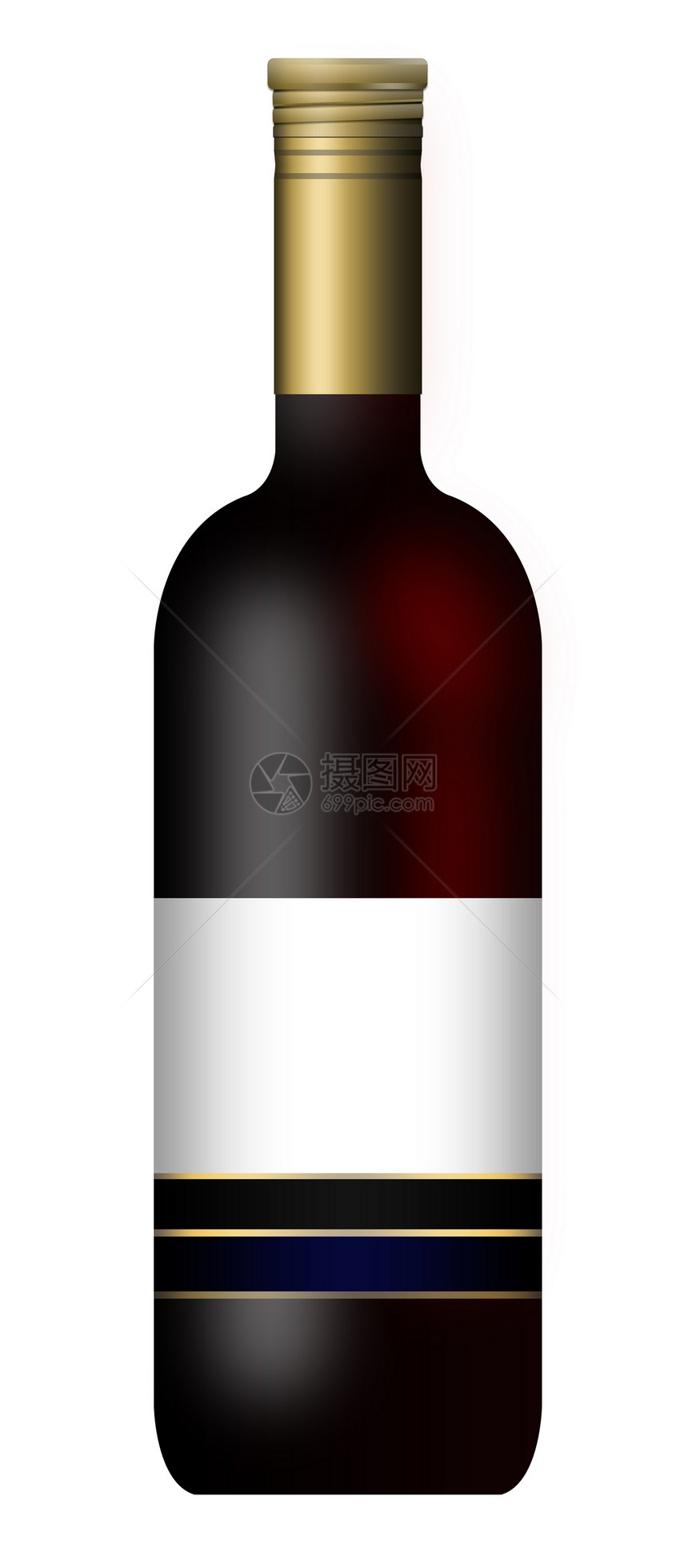 葡萄酒瓶小路空白庆典白色剪裁文化红色酒精标签图片