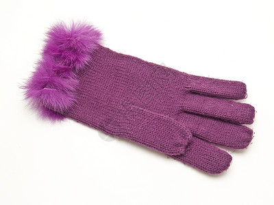 紫色手套衣服季节孩子背景图片