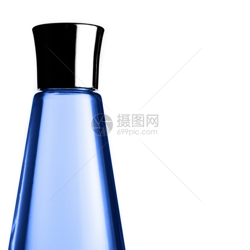蓝瓶治疗蓝色水疗福利化妆品卫生中心白色洗发水清洁度图片