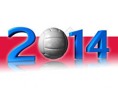 决战世界杯海报2014年大排球标志 有抛光旗背景