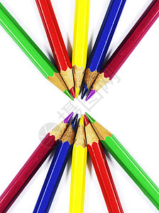 彩色铅笔工具背景图片