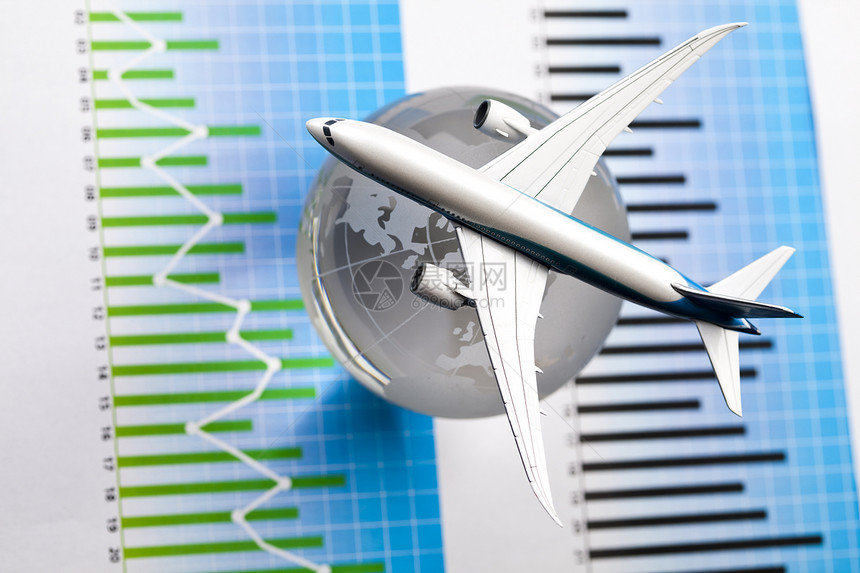 空中旅行旅费全球航班航空国际外国飞机场商业圆圈圆形天空图片