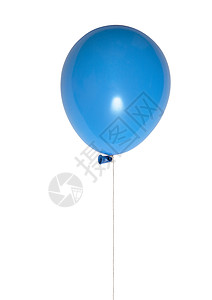 蓝色气球设计生日元素快乐礼物庆典幸福概念性派对流光背景图片