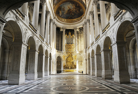 凡尔赛宫的经典建筑图案背景图片