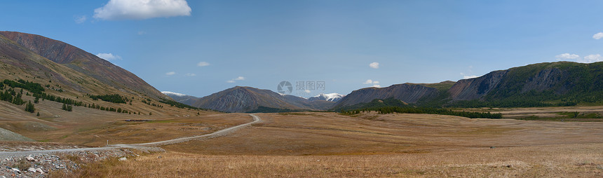 阿尔泰山脉 美丽的高地景观 俄罗斯 西伯利亚荒野林地木头环境高山地形旅游风景场景森林图片