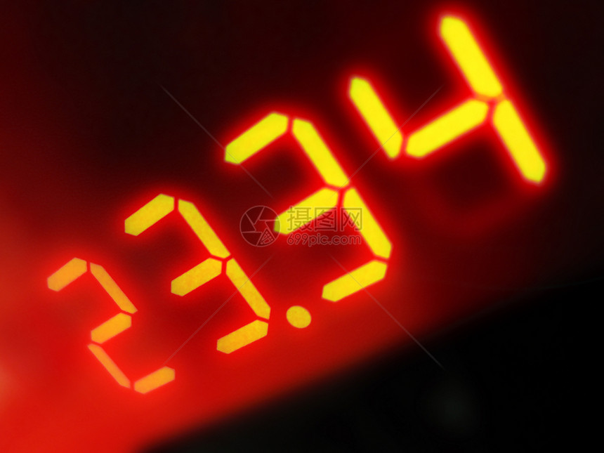 数字时钟技术展示手表压力时间图片