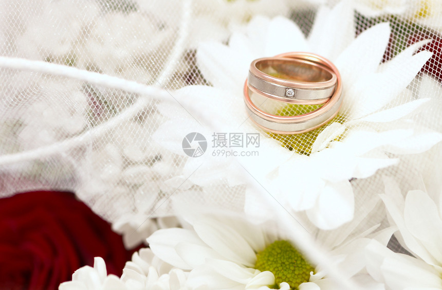 结婚戒指新娘订婚幸福婚姻金子钻石庆典乐队玫瑰宏观图片