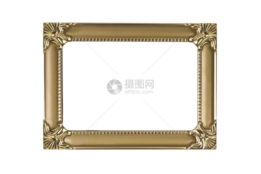 Gold 镀图像框架摄影绘画金子叶子风格图片