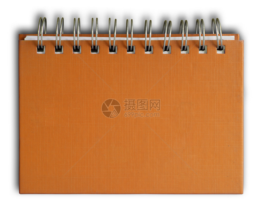 橙色封面笔记本学习文档角落床单日记写作学校笔记会议戒指图片