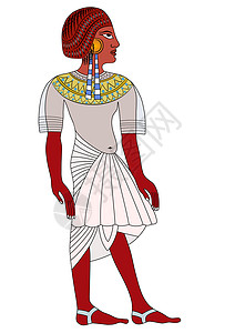 古老工艺古埃及妇女联盟插画