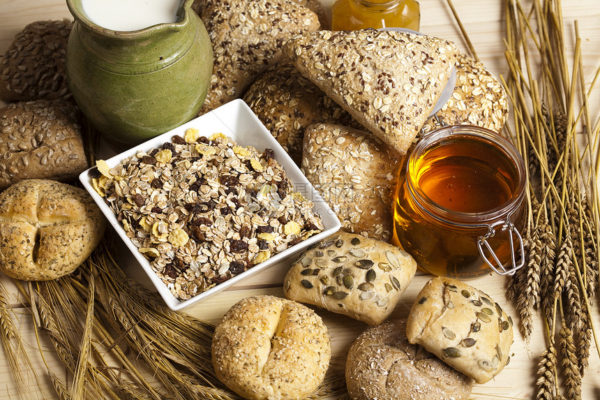 备份货物市场食物面包早餐收获谷物面团粮食饮食植物图片