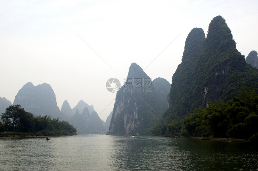 桂林 洋月风景天堂村庄农村场景丘陵巡航旅行漂流血管地区图片