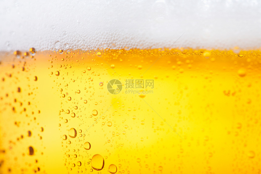 冷啤酒茶点框架啤酒厂玻璃酒精泡沫黄色气泡金子飞沫图片