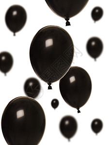 黑气球背景图片