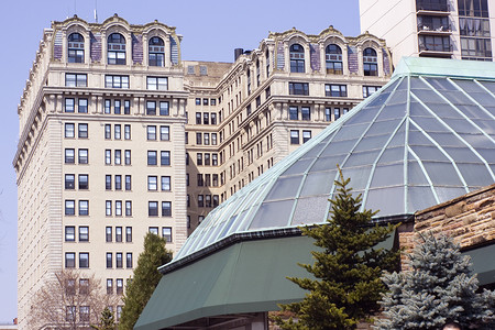 林肯公园建筑都市城市名楼天际景观窗户目的地商务旅行建筑学背景图片
