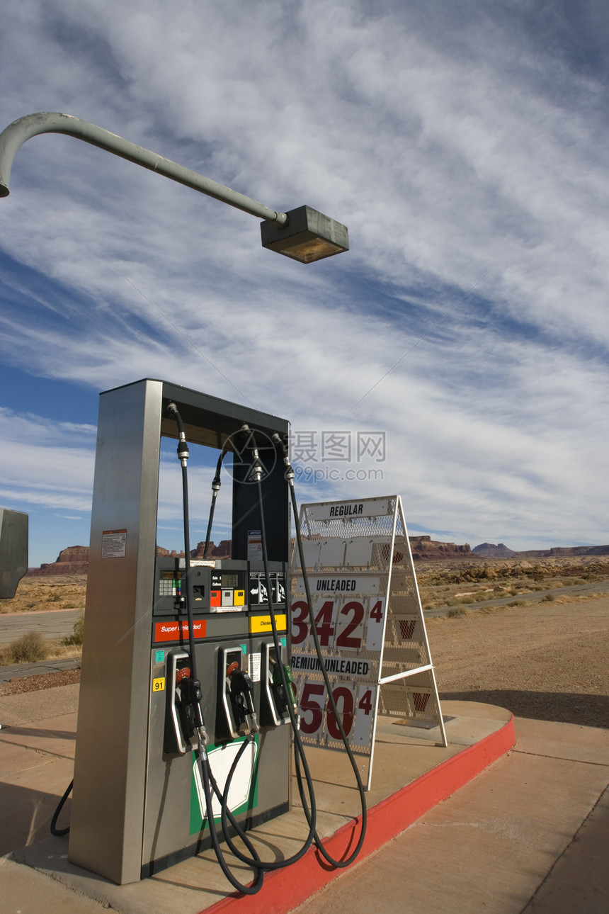 犹他州偏远加油站力量燃油化石价格车站活力柴油机运输工业汽油图片
