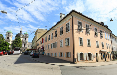 萨尔茨堡莫扎特居民博物馆背景图片