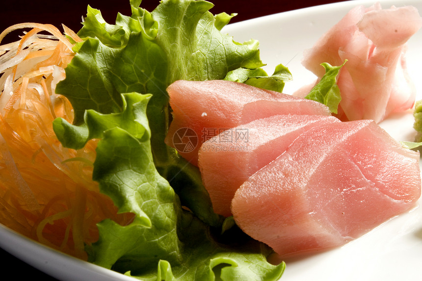 沙希美营养拼盘食物鱼片盘子美食寿司海鲜图片