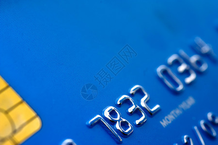 蓝信用卡借方芯片白色商业签证安全宏观经济代码信用高清图片