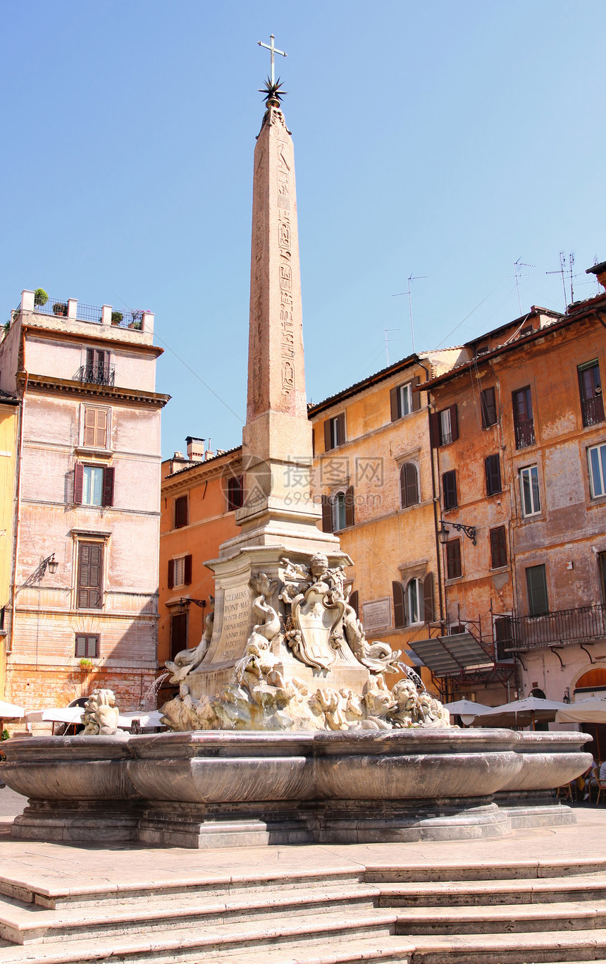 意大利罗马一神教石头历史性建筑城市大理石地标雕像旅游文化雕塑图片