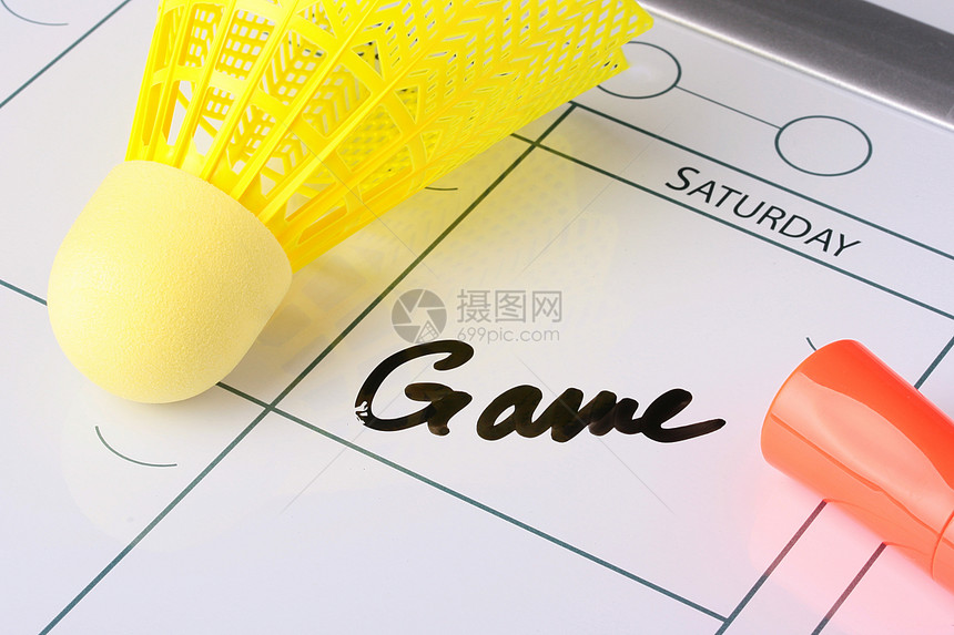 游戏日运动竞赛塑料黄色锥体尼龙存货闲暇日历活动图片
