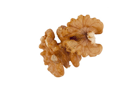 胡桃营养食物水果坚果小吃过敏白色棕色背景图片