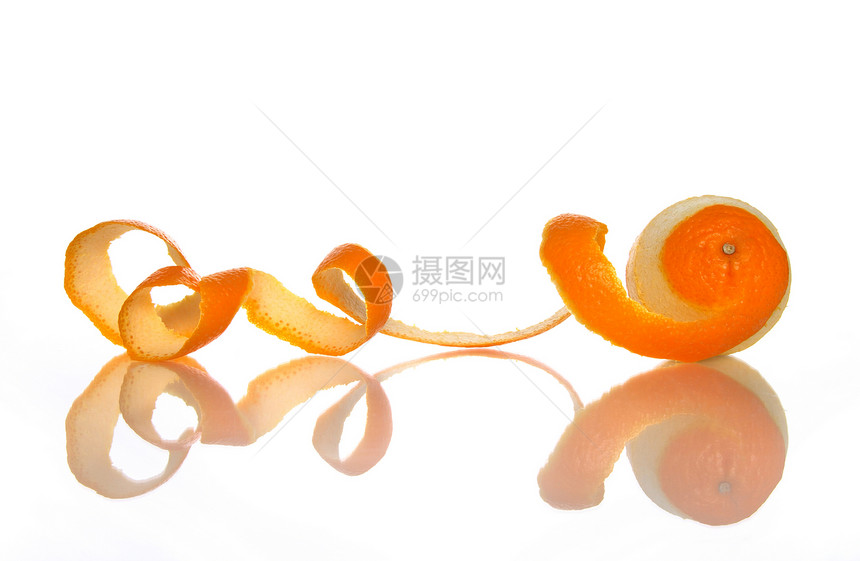 橙色 皮肤皮皮剥皮螺旋图片