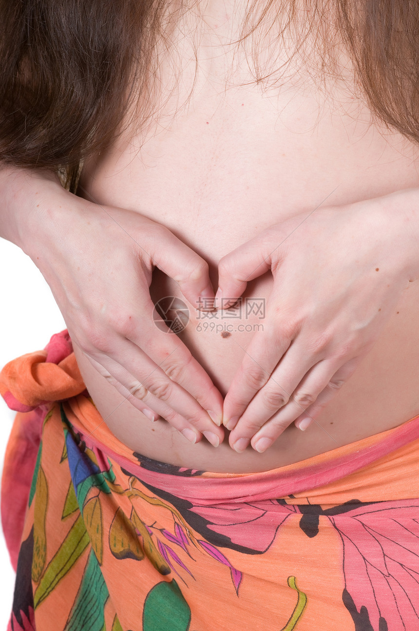 怀孕妇女婴儿父母幸福生育力家庭肚子生活女孩母性腹部图片