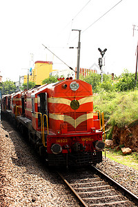 列火车引擎旅行铁路运输背景图片
