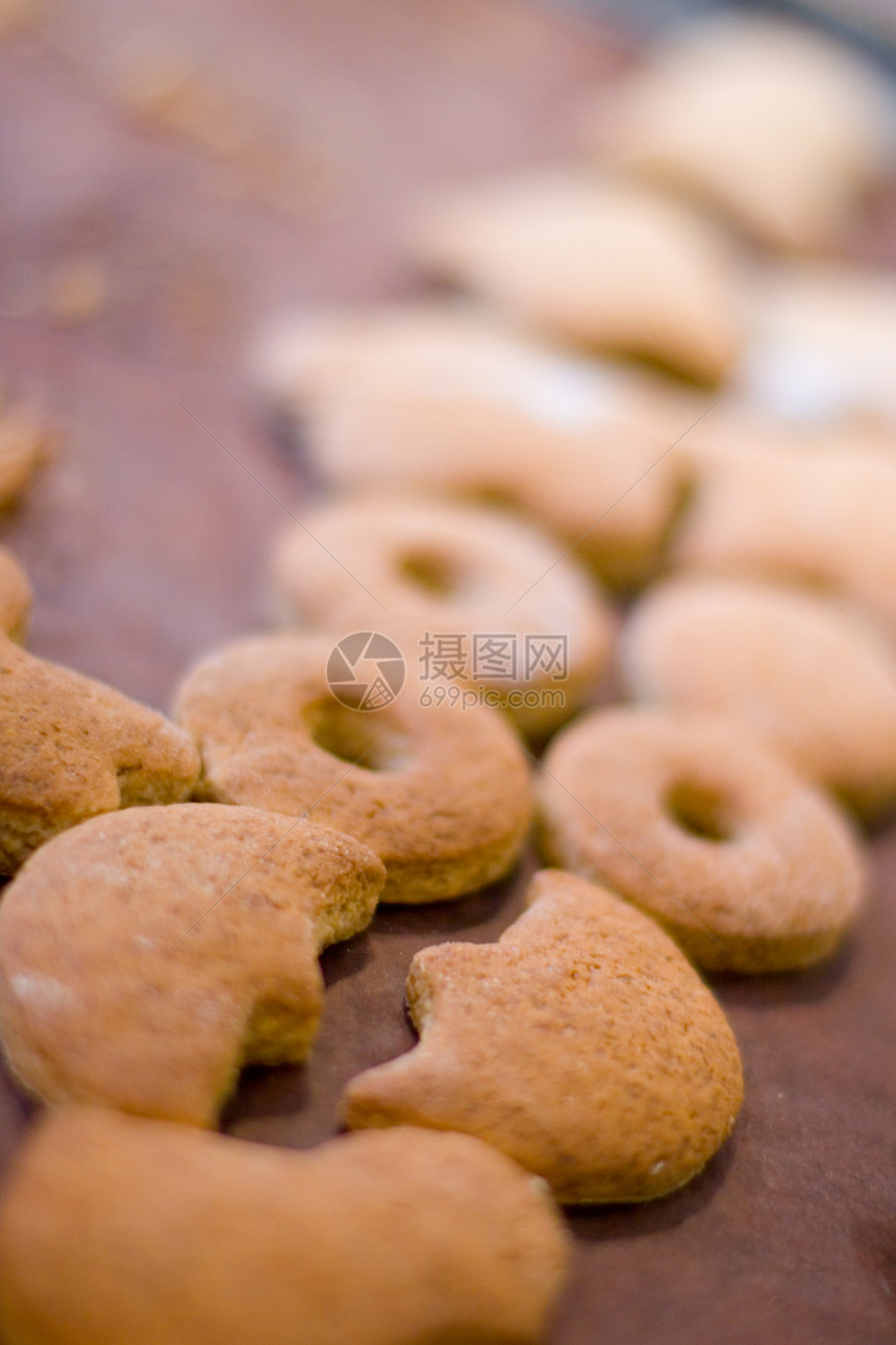 自自制作饼干蛋糕传统糖果团体白色谷物工艺小吃香草甜点图片