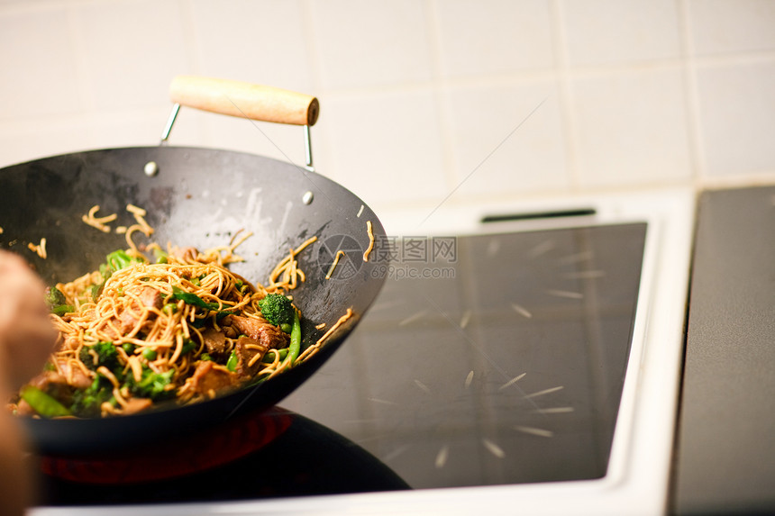 烹煮饮食食物面条洋葱营养蔬菜厨房胡椒维生素美食图片