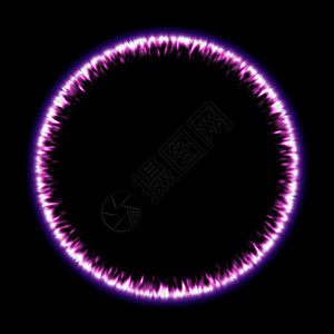 火圈商业火焰辉光紫色概念魔法黑色热情烧伤烹饪背景图片