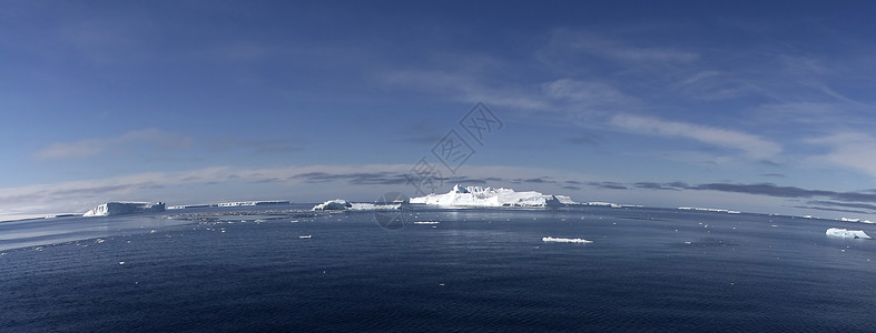 南极洲的冰山风景冻结背景图片