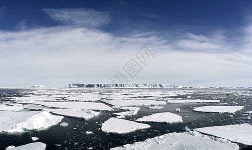南极洲的冰山风景冻结背景图片
