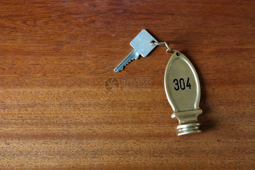 旅馆密钥数字酒店水平房间钥匙睡眠摄影桌子图片
