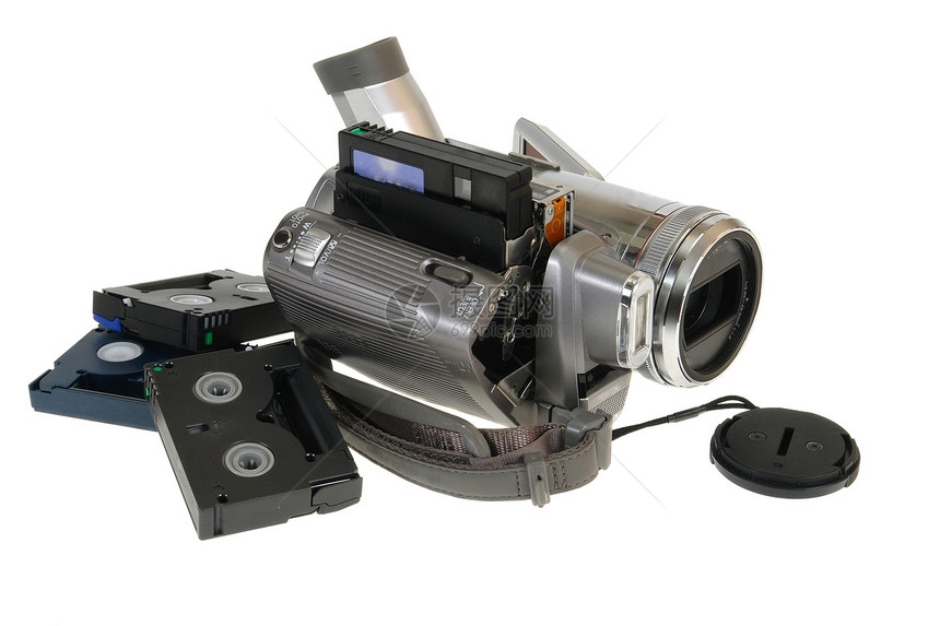 录像摄影机工具磁带技术镜头运动电影视频袖珍记忆镜片图片