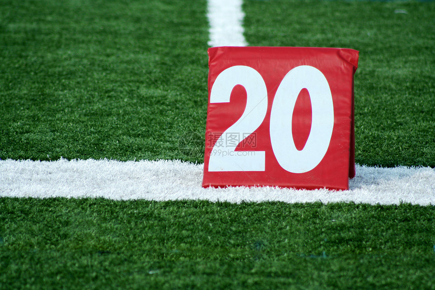足球20个操场标记运动单线足球场草皮绿色竞赛场地团队院子用途图片