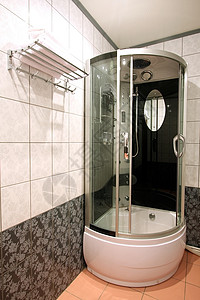 洗浴室淋浴灯光治具龙头住宅洗涤玻璃摄影浴缸镜子背景图片