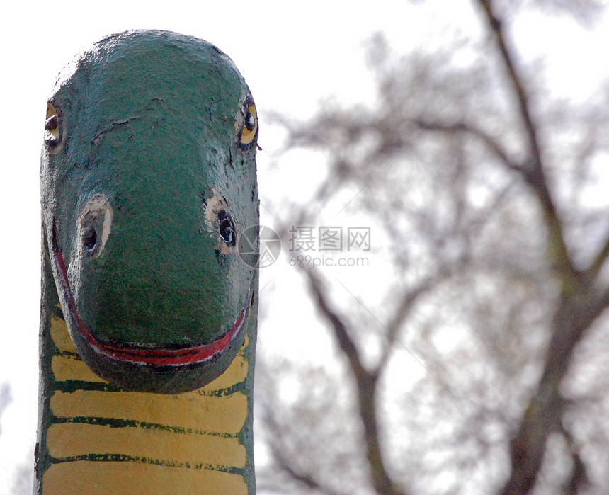 恐龙的眼神长颈雕像眼睛雕塑图片