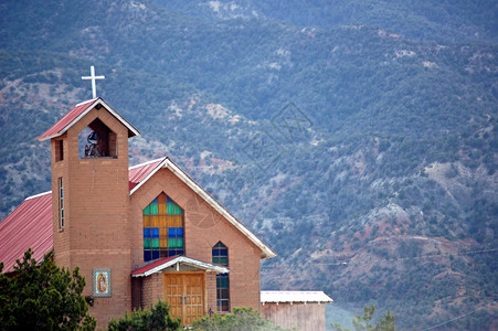 新墨西哥教会背景图片