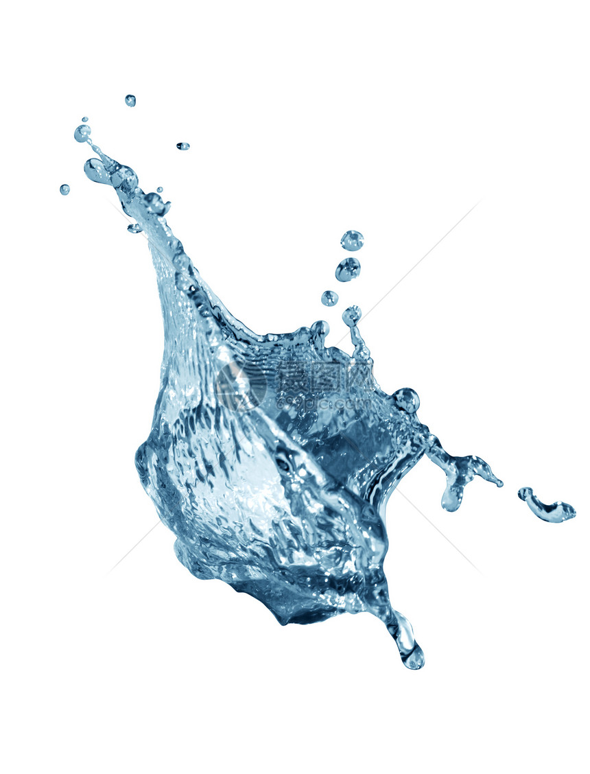 溢水饮食口渴蓝色气泡元素自然饮料设计液体图片