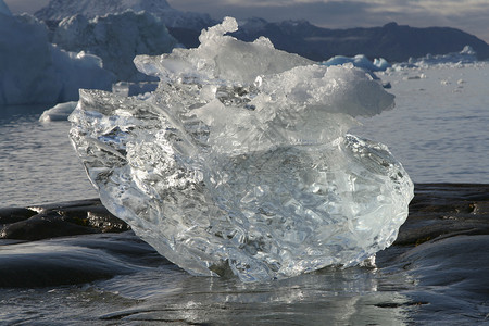 冰山钻石冻结海洋背景图片