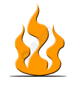 燃烧火的火焰符号背景图片