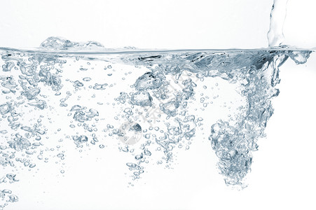 水泡蓝色药品水滴液体玻璃涟漪洪水口渴气泡海洋背景图片