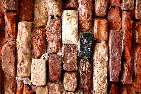 石牛寨红砖墙墙背景