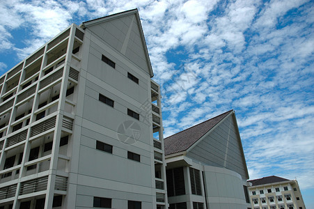万隆大学建设建筑学院校园教育蓝色机构建筑学建筑物天空背景