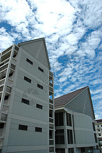 大学建设校园教育学院建筑学蓝色建筑机构天空建筑物背景图片