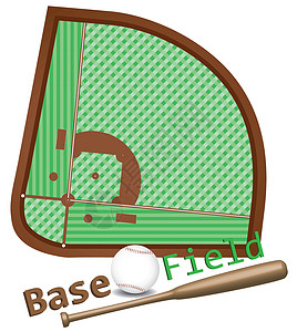 击球手棒球布局和设备设计图片