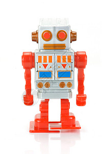 机器人白色玩具钥匙背景图片