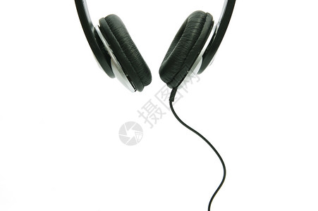 耳听器体积电话工作室手机耳机耳朵白色音乐背景图片